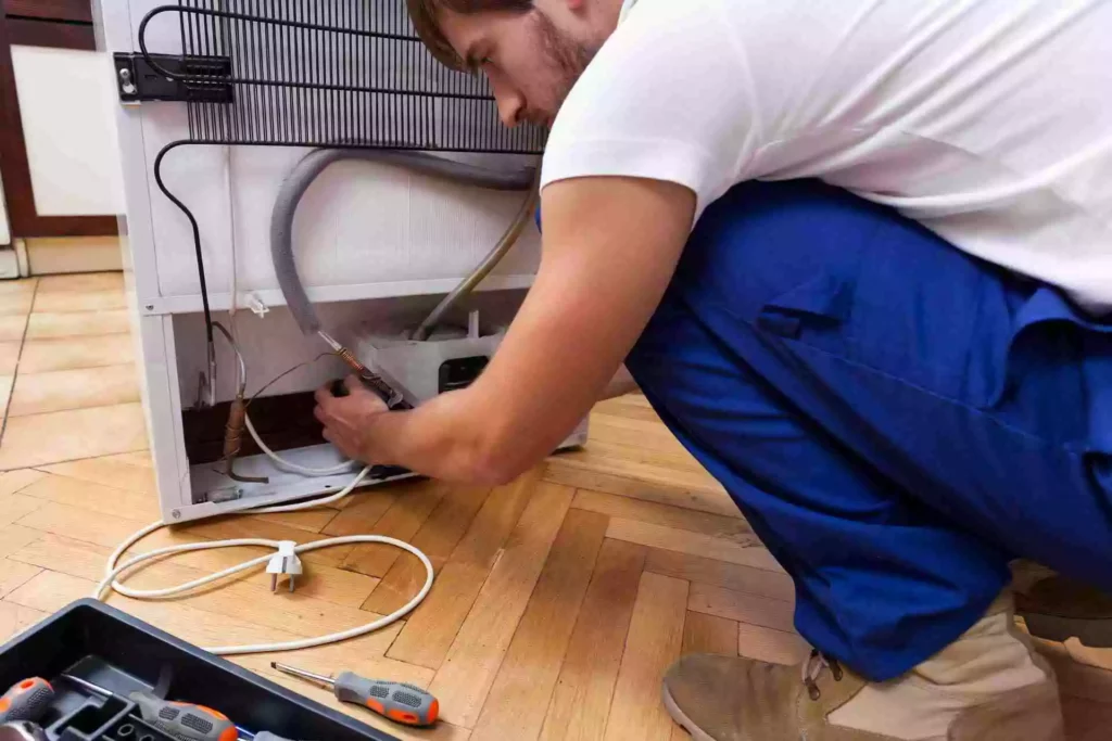 Refrigerator repair Condenser Coil cleaning