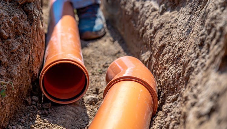 Drainage Installation in Orange County, California