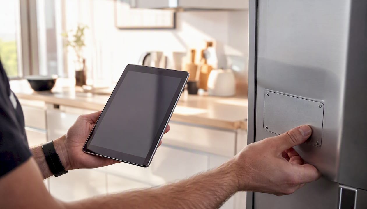 Hands recording appliance serial number
