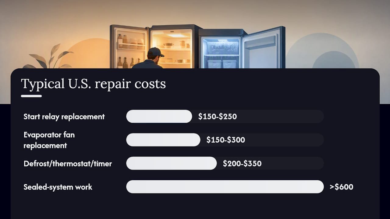 When To Call A Refrigerator Repair Technician — overview diagram