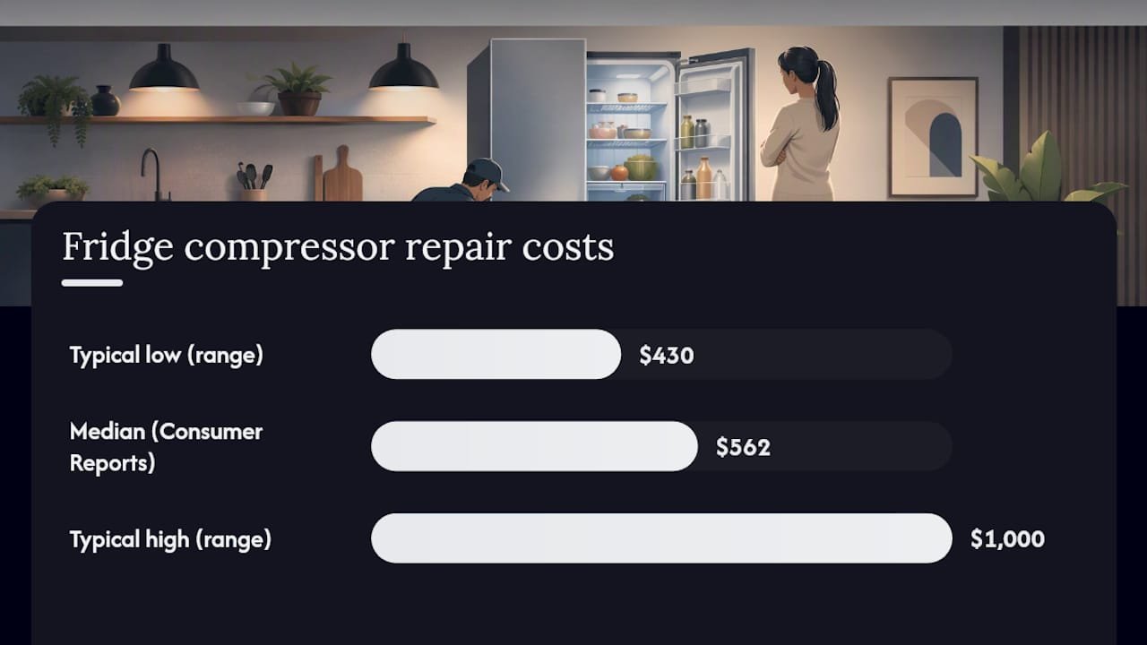 What Does It Cost to Replace a Fridge Compressor? — overview diagram